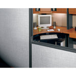 Bush Business Furniture Articulating Adjustable Keyboard Shelf, Galaxy (AC99801-03)