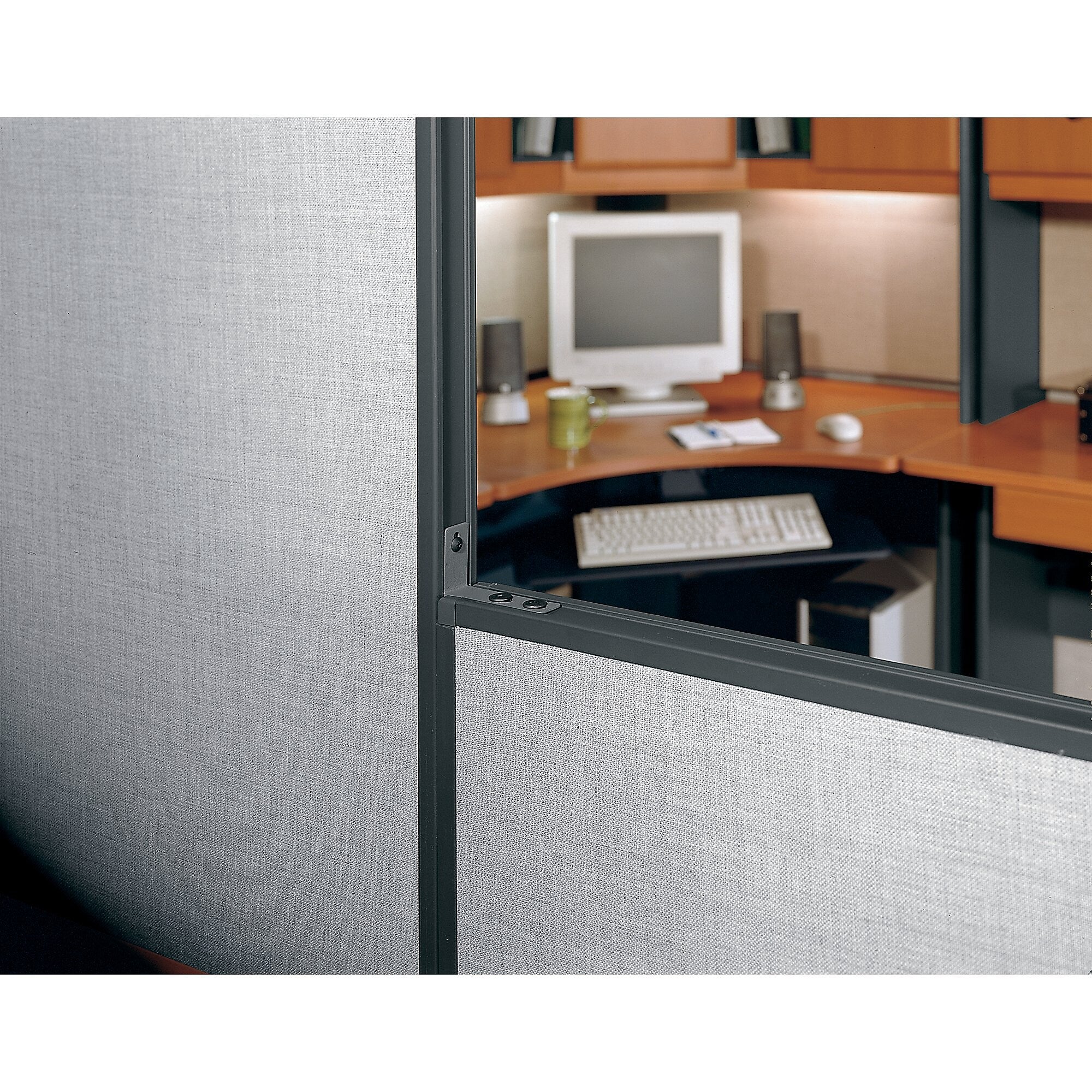 Bush Business Furniture Articulating Adjustable Keyboard Shelf, Galaxy (AC99801-03)