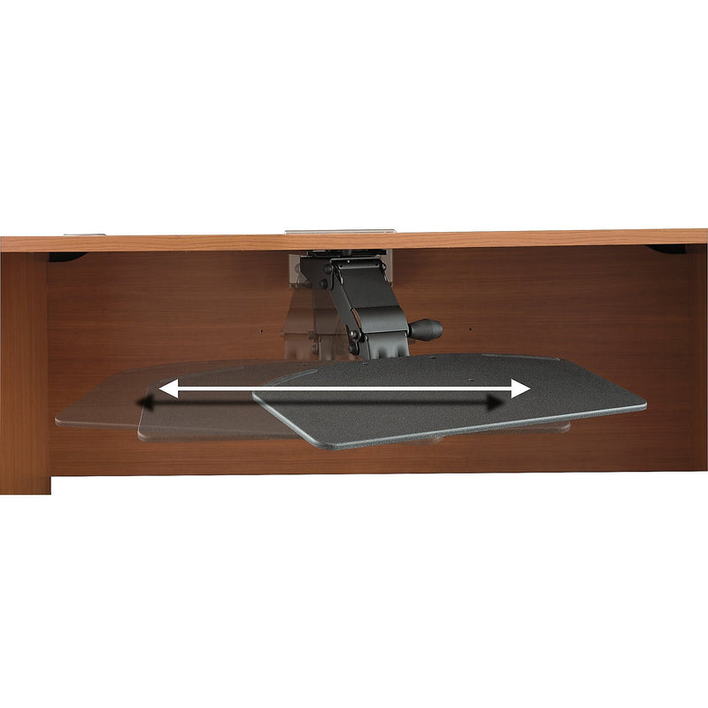 Bush Business Furniture Articulating Adjustable Keyboard Shelf, Galaxy (AC99801-03)