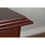 Bush Business Furniture 66"W Arlington L Shaped Desk with Drawers and Keyboard Tray, Harvest Cherry (WC65570-03K)