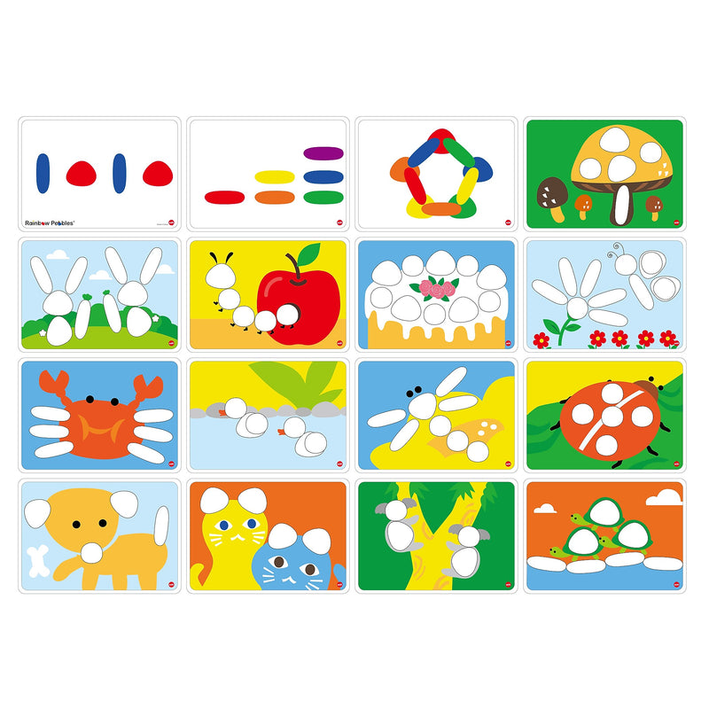 Learning Advantage Junior Rainbow Pebbles Activity Set, Ages 18-36 months (CTU13209)