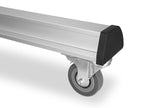 Mount-It! 2-Shelf Mobile TV Cart Height Adjustable for 32"-70" Displays (MI-875)