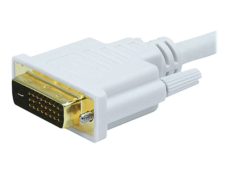Monoprice 6015 6' DisplayPort/DVI Video Cable, White