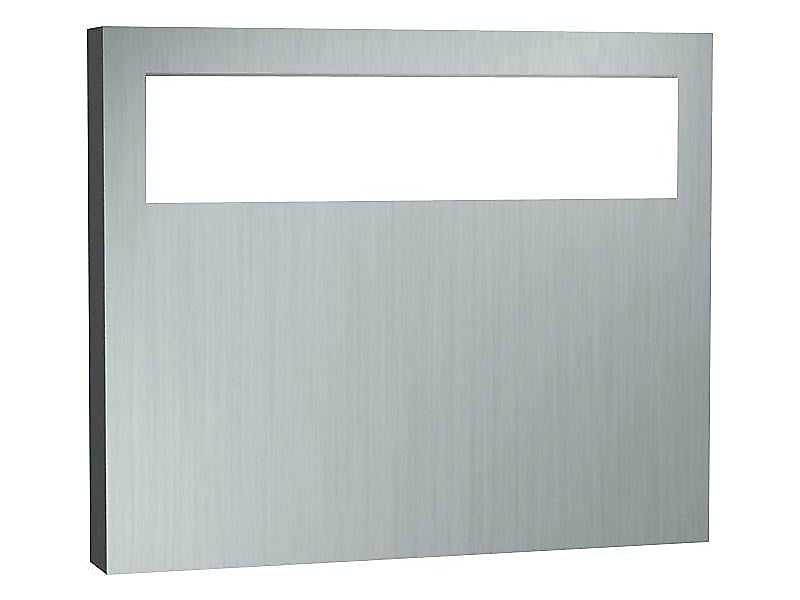 ASI Toilet Seat Cover Dispenser, Half-fold, Silver Satin (10-0477-SM)
