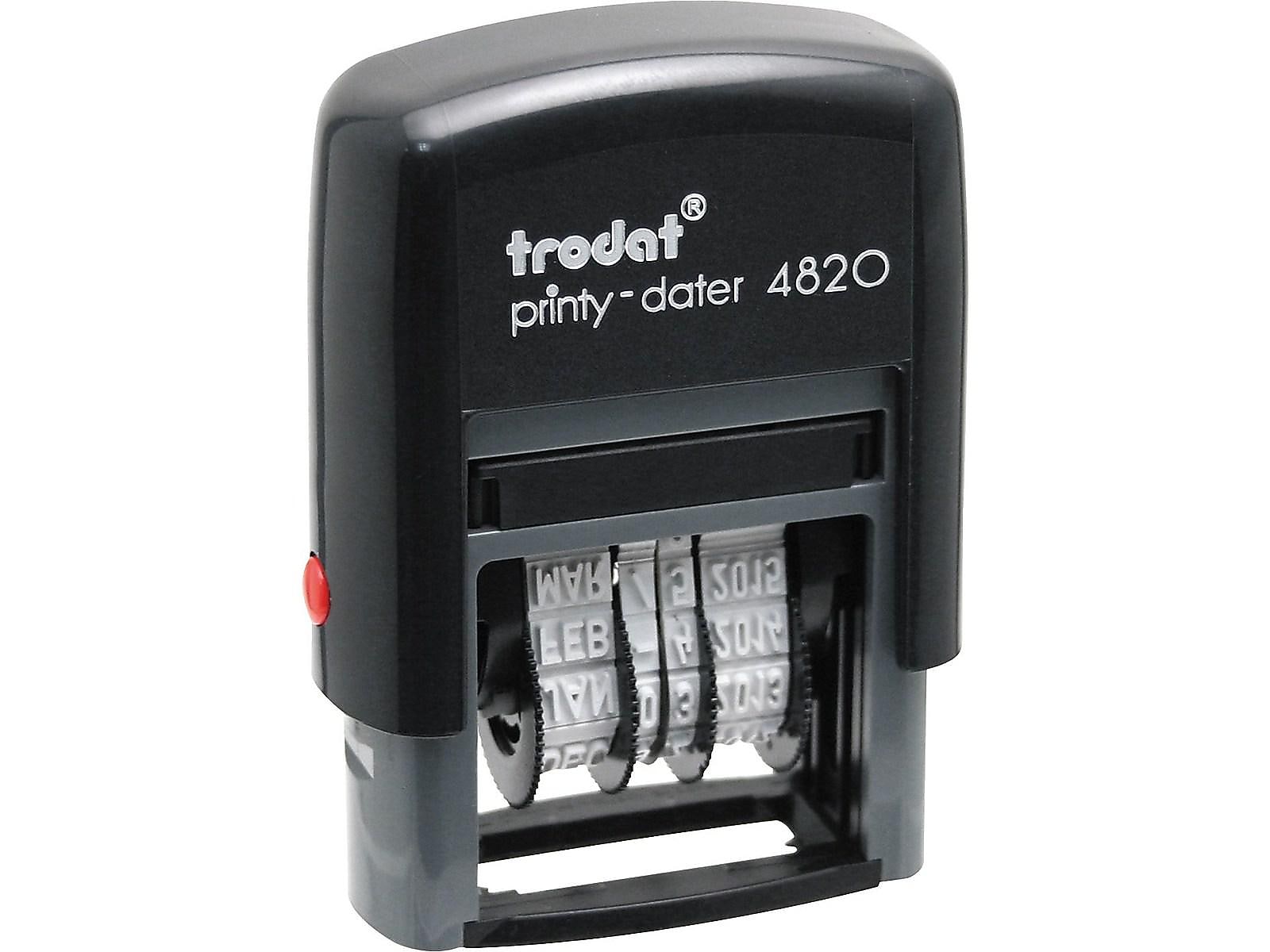 Trodat Printy-Dater 4820 Date Stamp, Black Ink (USSE4820)