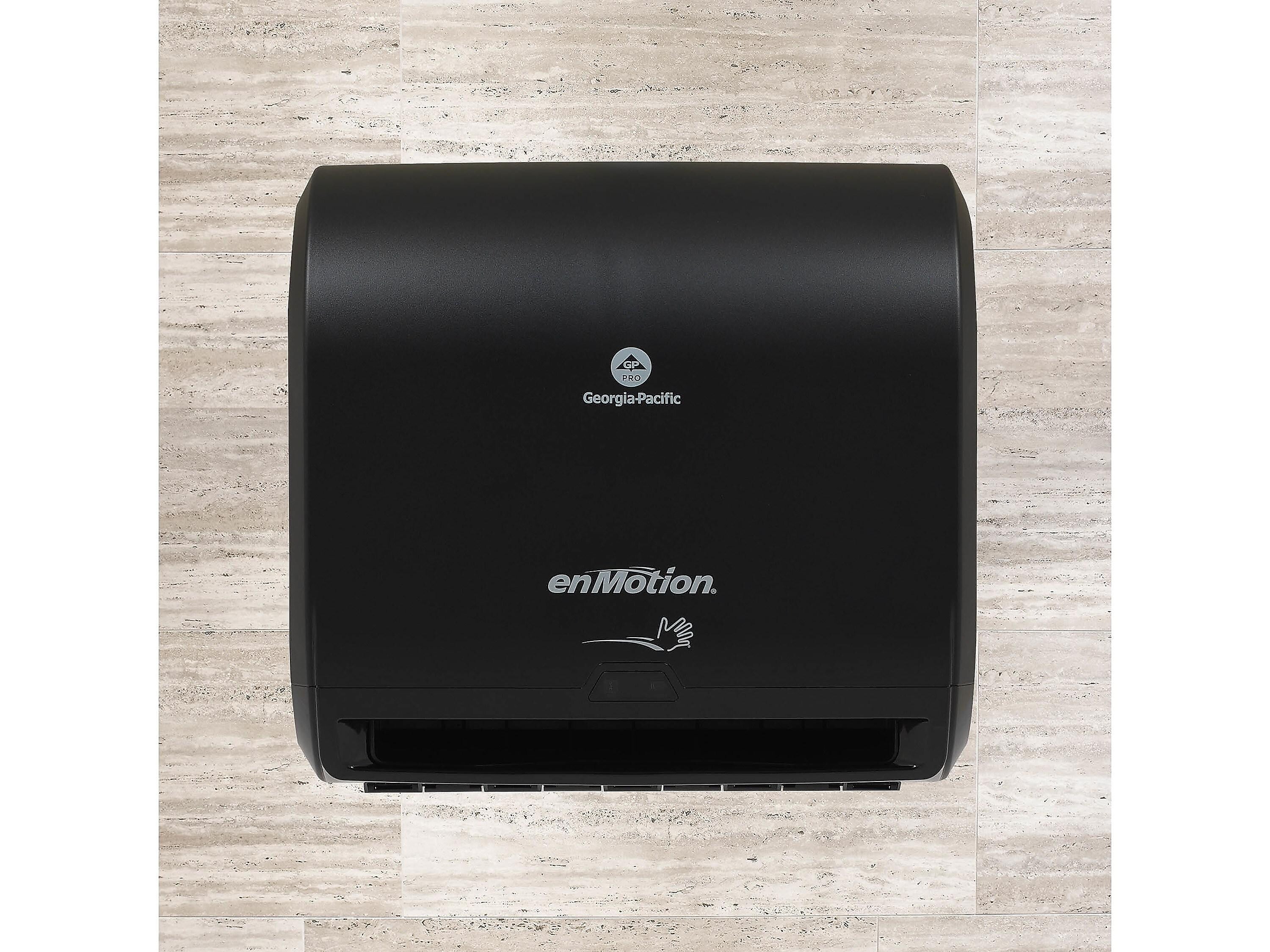 enmotion Impulse Automatic Hardwound Paper Towel Dispenser, Black (59488A)