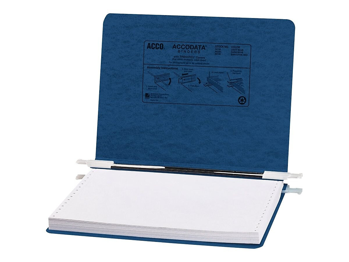 ACCO Presstex 6" 3-Ring Hanging Binder, Dark Blue (54133)