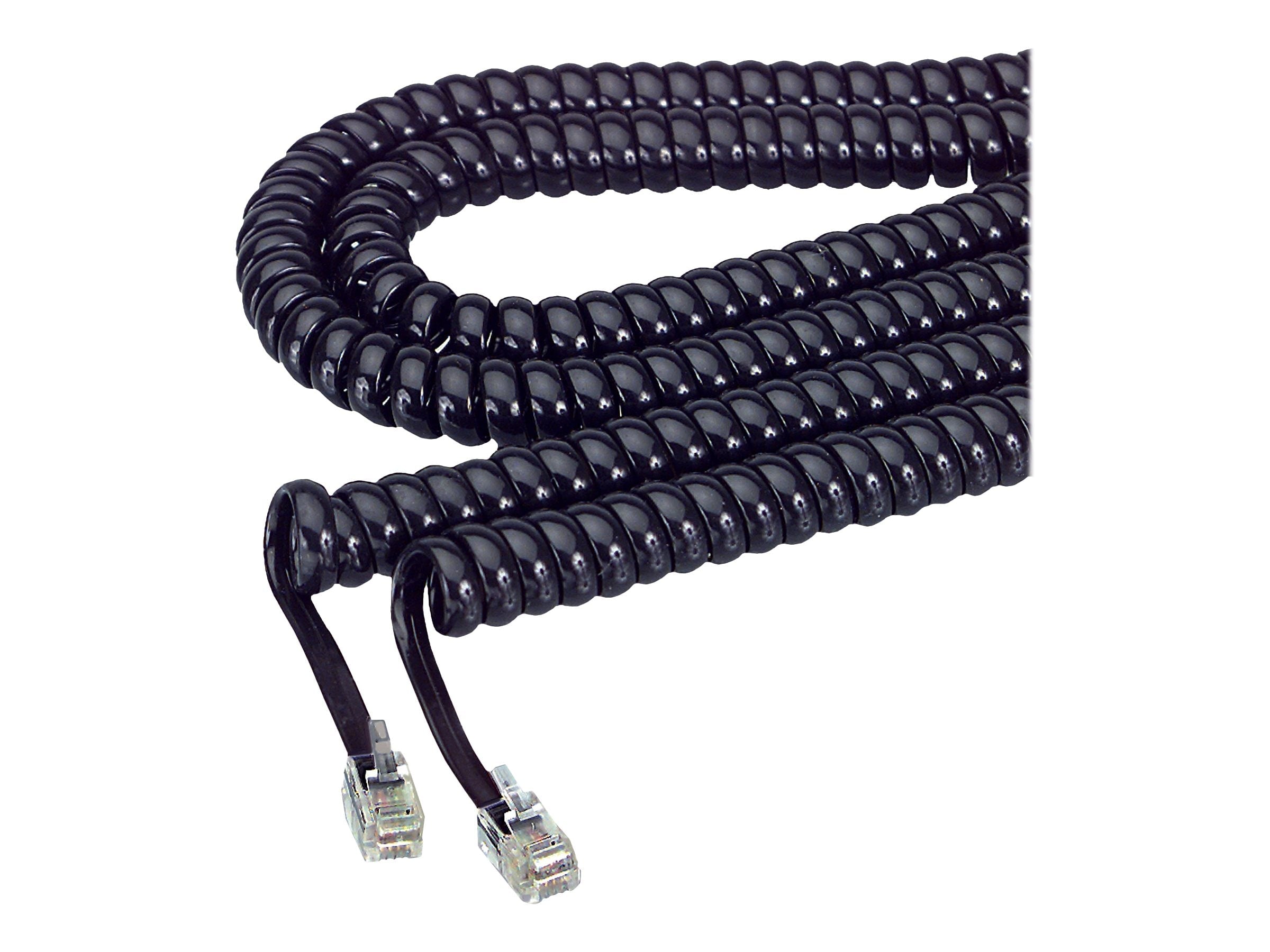 Softalk 12' Phone Cord, Black (48102)