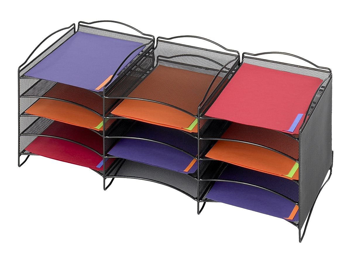 Safco Onyx Steel File Organizer, Black (9430BL)