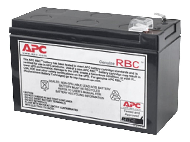 APC Cartridge #110 UPS Replacement Battery, Black (APCRBC110)