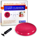Stages Learning Materials Sensory Builder® Active Attention Chair Cushion, Red (SLM2102)
