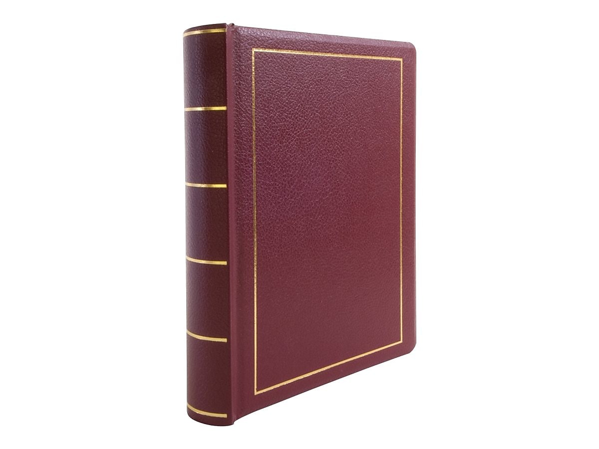 Wilson Jones Minute Book Heavy Duty Non-View Post Binder, 250 Sheet Capacity, Red (WLJ39611)