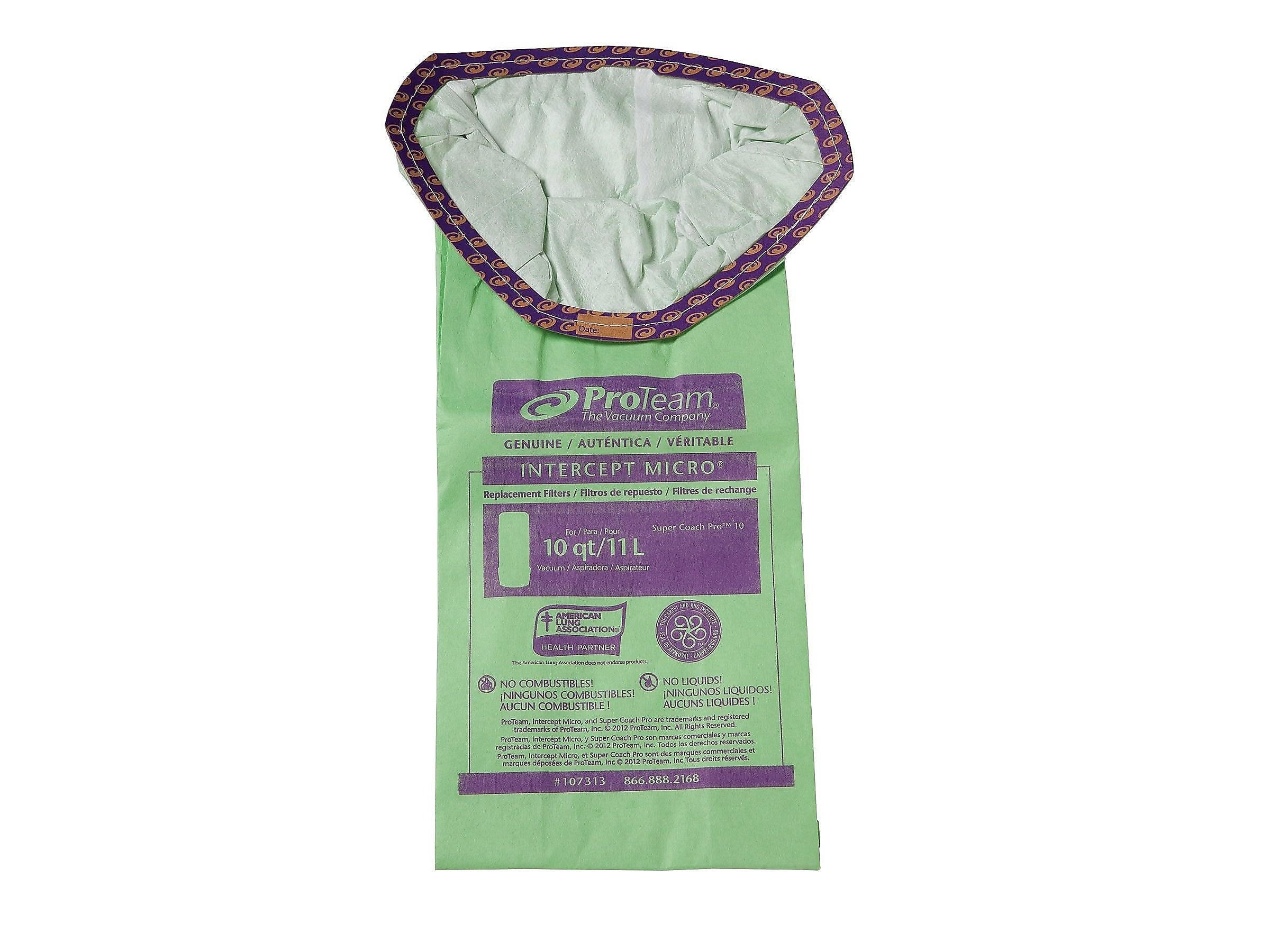 ProTeam Intercept Filters, Green/Purple, 10/pack (107313)