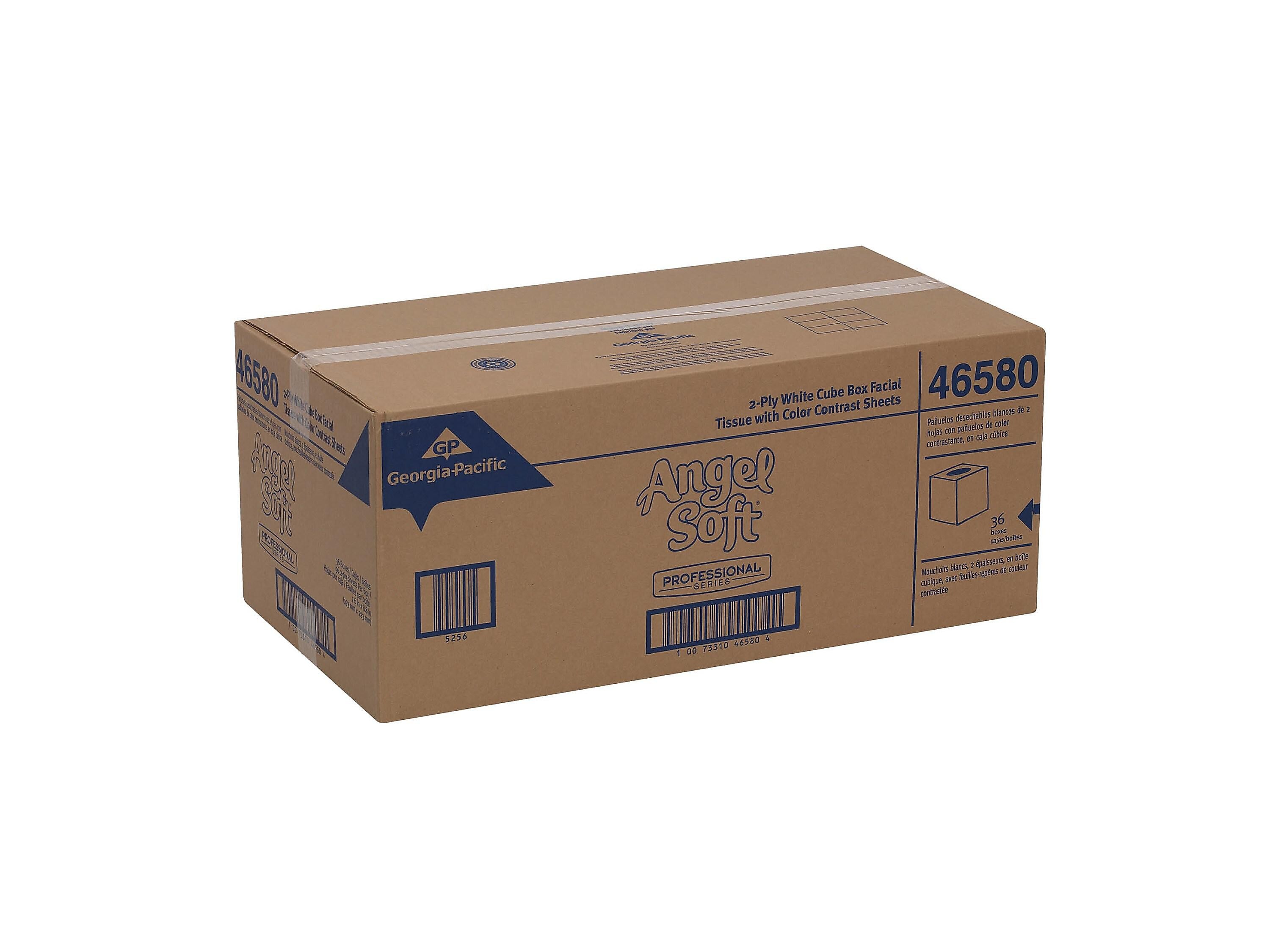 Angel Soft Professional Series Facial Tissue, 2-ply, 96 Tissues/Box, 36 Boxes/Pack (GPC46580CT)