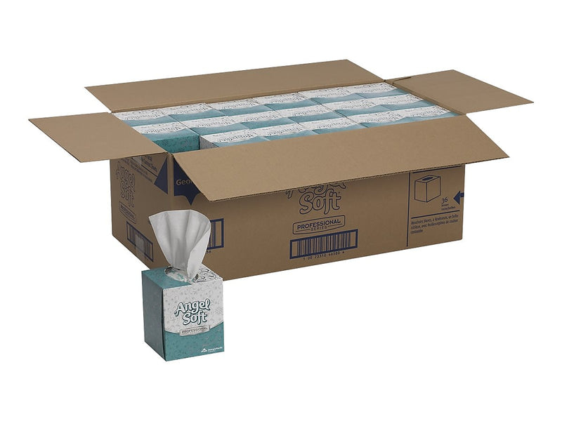Angel Soft Professional Series Facial Tissue, 2-ply, 96 Tissues/Box, 36 Boxes/Pack (GPC46580CT)