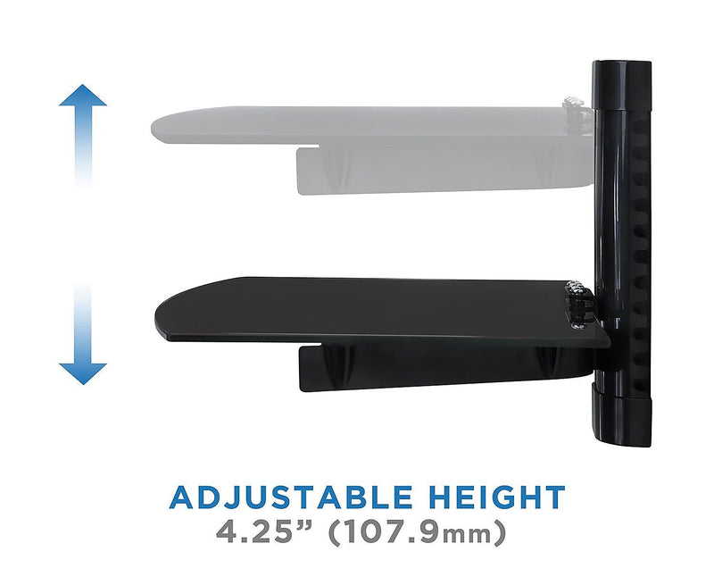 Mount-It! Floating Wall Mounted Shelf Bracket Stand, 14.2" x 9.8" (MI-891)