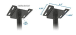 Mount-It! Dual TV Ceiling Mount, Full Motion Mount for 32" to 75" Flat Screen TVs (MI-502B)
