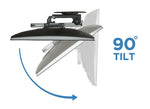 Mount-It! TV Ceiling Mount Kitchen Under Cabinet TV Bracket for 13"-27" TVs (MI-4211)