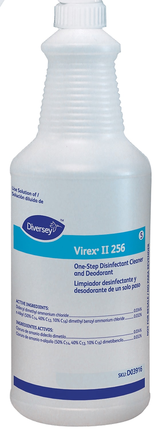 Virex II 256 32 oz. Spray Bottle, White (D03916)