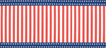 Pacon Corobuff 48" x 300" Corrugated Paper Roll, Stars & Stripes (0019841)