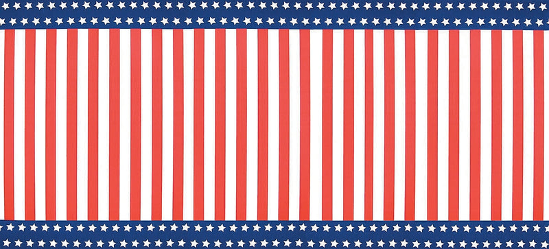 Pacon Corobuff 48" x 300" Corrugated Paper Roll, Stars & Stripes (0019841)