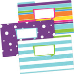 Barker Creek Happy File Folder, 1/3-Cut Tab, Legal Size, Multicolor, 18/Set (BC3907)