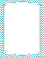 Barker Creek Chevron File Folder Office Set, Assorted, 109/Set (BC6003)