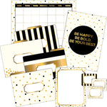 Barker Creek Gold File Folder Office Set, Assorted, 109/Set (BC6000)