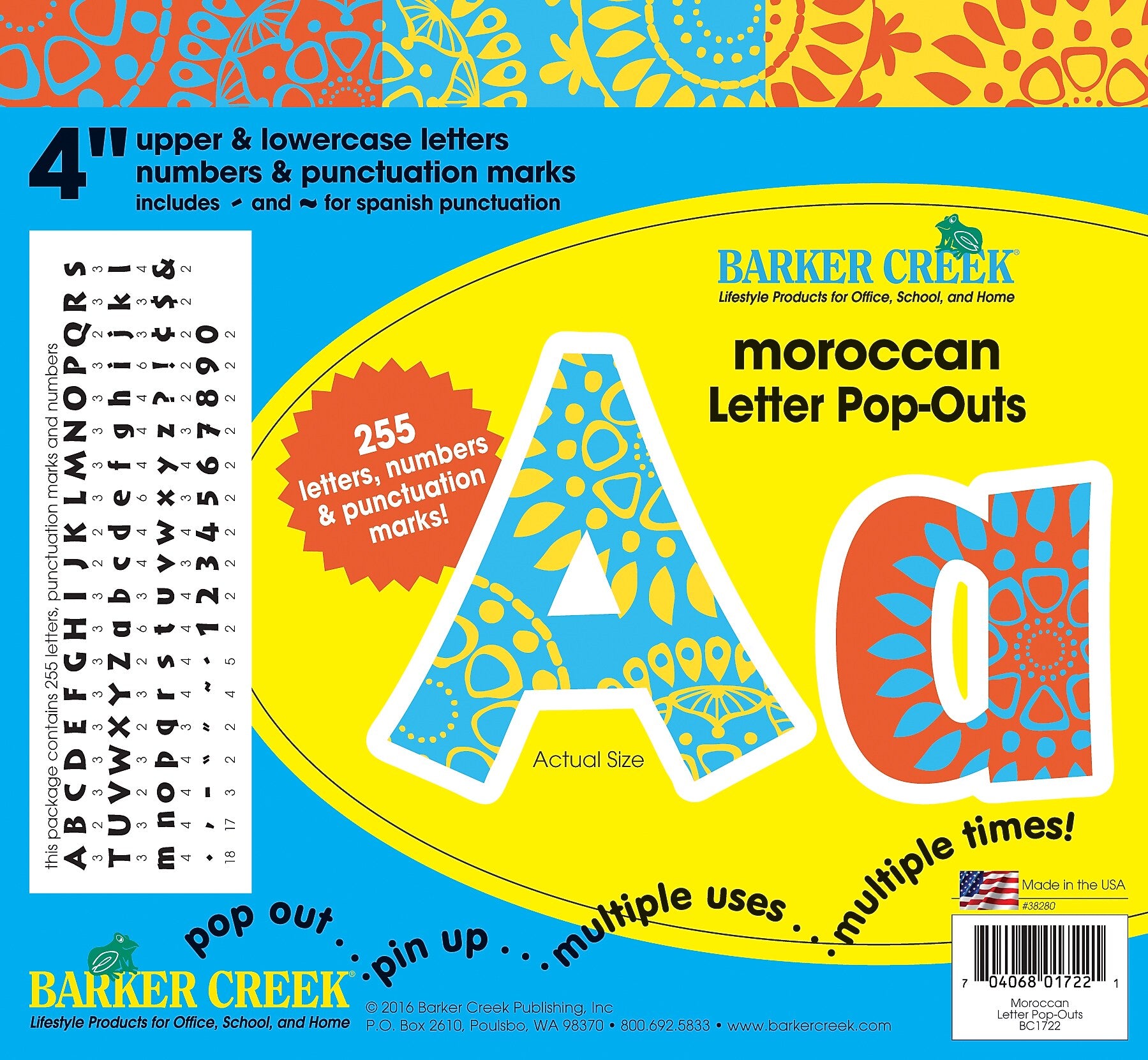 Barker Creek Moroccan Designer Classroom Set, 479 Pieces/Set (BC3566)