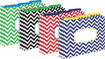 Barker Creek Nautical Chevron File Folder Office Set, Assorted, 109/Set (BC6004)