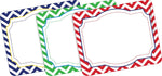 Barker Creek Nautical Chevron File Folder Office Set, Assorted, 109/Set (BC6004)