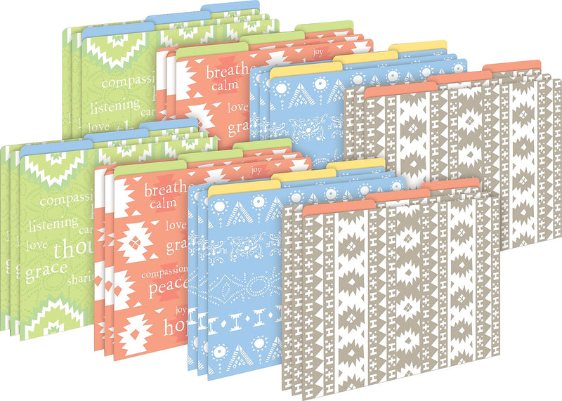 Barker Creek Thoughtfulness File Folder, Assorted, 24/Set (BC3876)