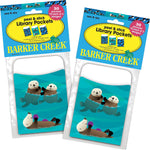 Barker Creek Sea & Sky Peel & Stick Library Pockets, 5.125" x 3.5", 60/Set (BC3898)