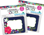 Barker Creek Self-adhesive Petals & Prickles School Name Tags, 2.75" x 3.5", 90/Set (BC3821)