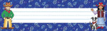 Barker Creek Self-adhesive Western School Name Tags, 12" x 3.5", 81/Set (BC3969)