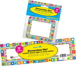 Barker Creek Self-adhesive Retro School Name Tags, 12" x 3.5", 81/Set (BC3972)