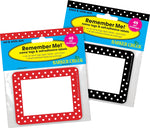 Barker Creek Self-adhesive Dots School Name Tags, 2.75" x 3.5", 90/Set (BC1550)