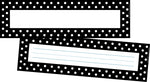 Barker Creek Dots School Name Plates, 12" x 3.5", 72/Set (BC1450)