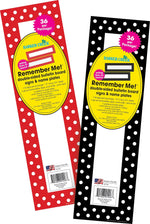 Barker Creek Dots School Name Plates, 12" x 3.5", 72/Set (BC1450)