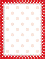 Barker Creek Dots Computer Paper, 8.5" x 11", 60 lbs., Assorted Colors, 100 Sheets/Pack (BC3556)