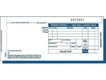 TOPS Credit Card Sales 3-Part Carbonless Receipts, 3.25"L x 7.88"W, 100 Sets/Book, 5/Carton (38538CT)