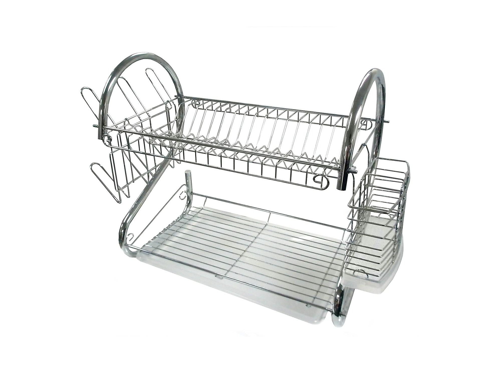 Better Chef 16"H Dish Rack, Chrome-Plated (93575780M)