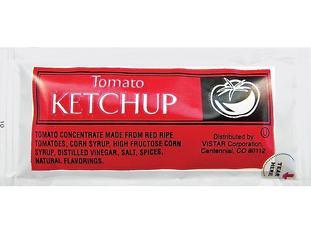 Vistar Ketchup, 0.25 oz., 200/Carton (BFSVENL024)