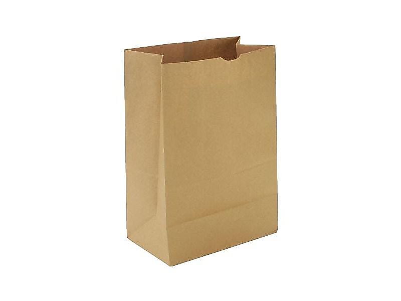 Ross & Wallace 17"H x 12"W x 7"D Paper Food Bags, Brown, 400/Bundle (BAGSK1675)