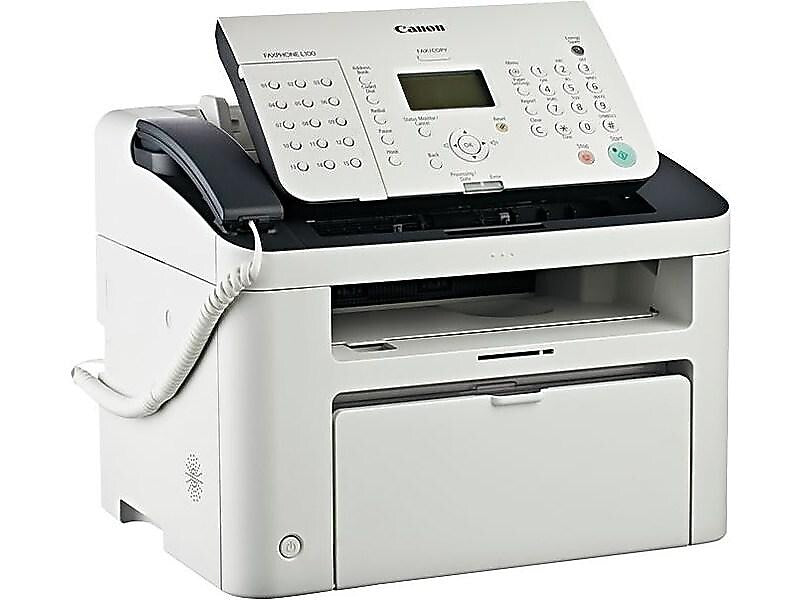 Canon FAXPHONE L100 Laser Fax Machine, White/Black (5258B001AA)
