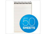 TOPS Second Nature Memo Pad, 3" x 5", Narrow Ruled, White, 50 Sheets/Pad (TOP 74135)