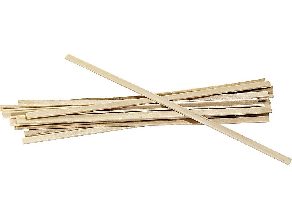 Royal White Wood Stirrers, 10000/Carton (R810)