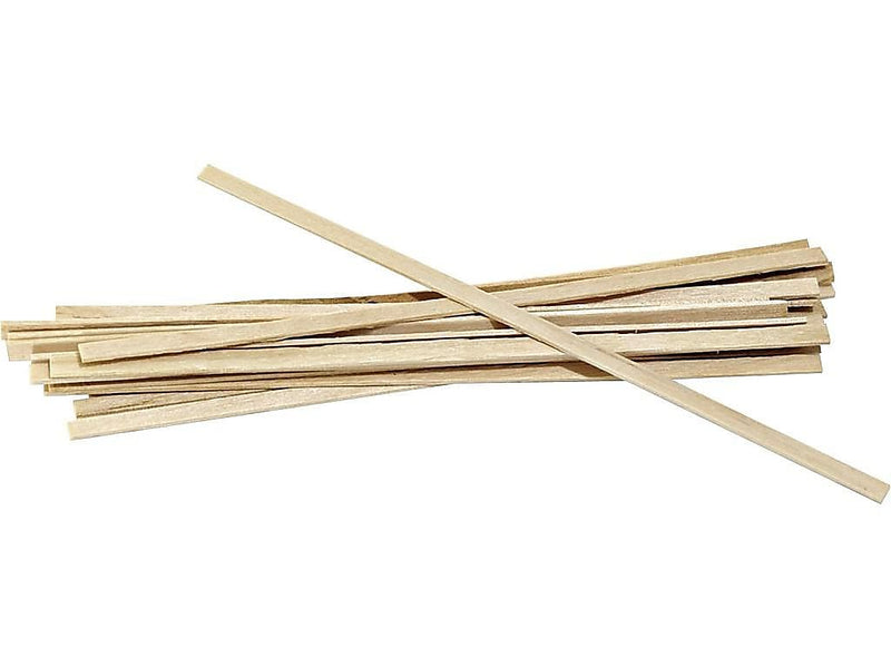 Royal White Wood Stirrers, 10000/Carton (R810)