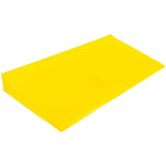 JAM Paper Standard Plastic Filing Envelope with Hook & Loop Closure, Letter, Yellow, 12/Pack (921V1YE)