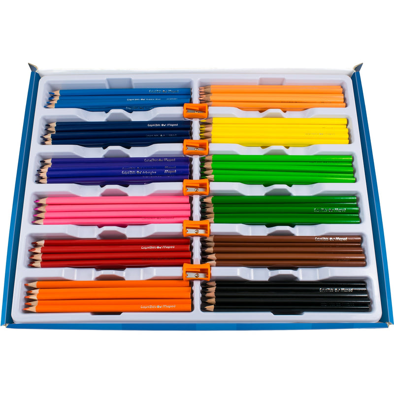Maped Color'Peps Triangular Colored Pencils School, Pack of 240 (MAP832070ZV)